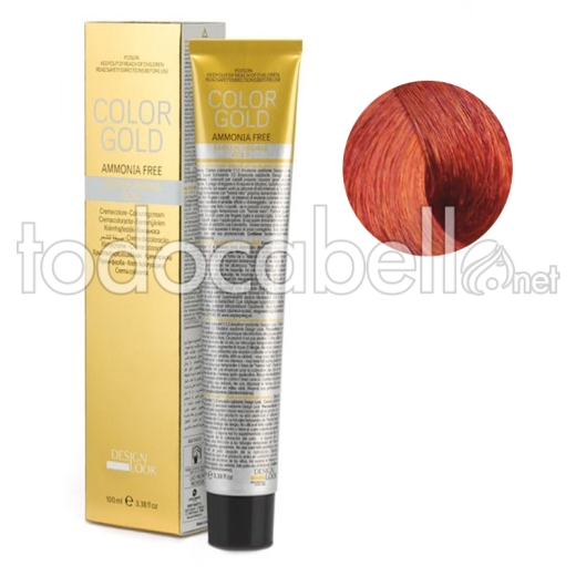 Design Look Color Gold 7.44 Rubio Medio Cobre Intenso 100ml