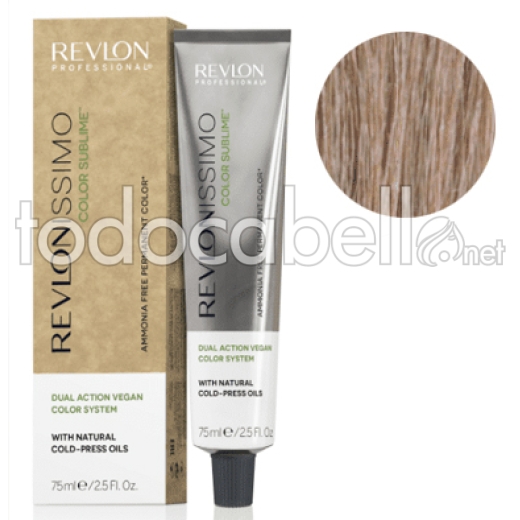 Revlon Tinte Revlonissimo Color SUBLIME VEGANO 9.24 Rubio muy Claro Irisado Cobre "Sin Amoniaco" 75ml