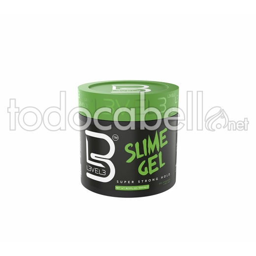 L3V3L Slime Gel Fuerte con Aceite de Ricino 500ml