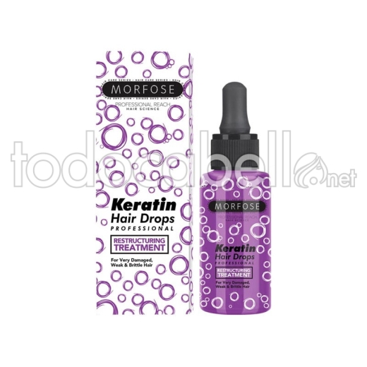 Morfose Hair Keratin Drops Serum Purple 100ml