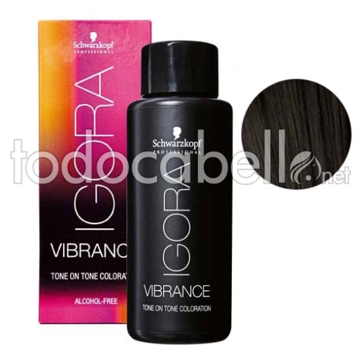 Schwarzkopf Demi-Permanent Dye Igora Vibrance 1-0 black 60ml