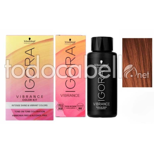 Schwarzkopf Demi-Permanent Dye Igora Vibrance 5-7 copper light brown 60ml