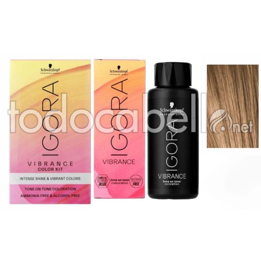 Schwarzkopf Demi-Permanent Dye Igora Vibrance 8-0 light blonde natural 60ml