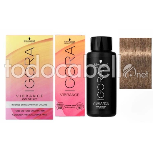 Schwarzkopf Demi-Permanent Dye Igora Vibrance 8-46 Light Blonde Beige Chocolate 60ml