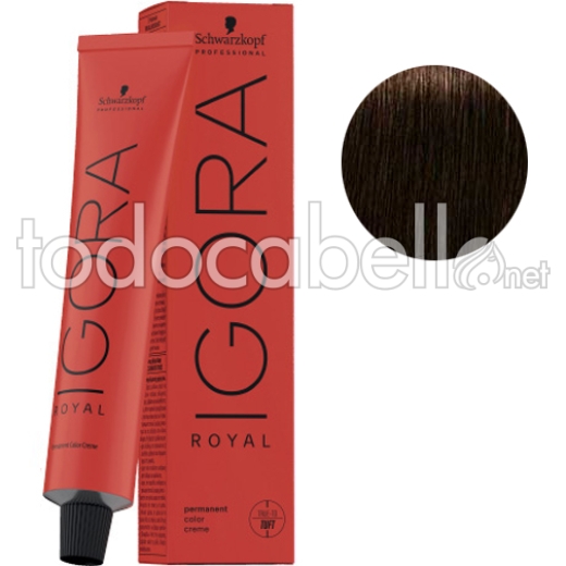 Schwarzkopf Igora Royal 4-46  Brown Medium Beige Brown + Oxygenated Kosswell