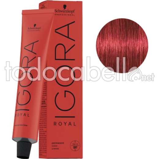 Schwarzkopf Tinte Igora Royal Rubio Oscuro Rojo Intenso