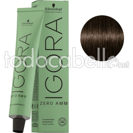 Schwarzkopf Igora ZERO AMM Dye without ammonia 5-0  60ml