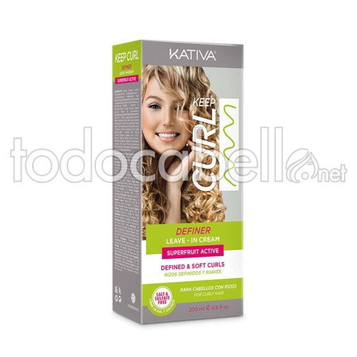 Kativa Keep Curl Definer. Defining cream of curly hair 200ml