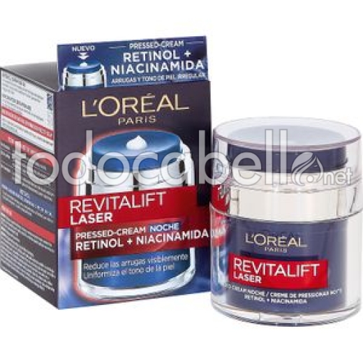 L'oréal Paris Revitalift Laser Crema Noche Con Retinol Y Niacinamida 50 Ml