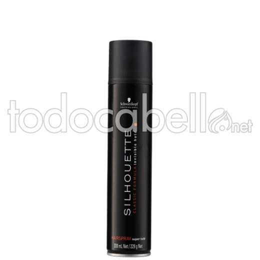 Schwarzkopf Silhouette Hairspray Pure.  Extra Strong Fixing Lacquer 300ml.