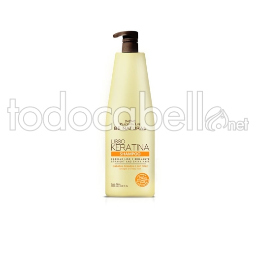 Be Natural Lisso Keratina Champú 1000ml