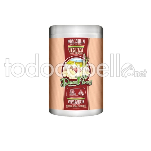 Dona Flora Mascarilla Reparadora Vegetal de Ajo y Keratina 1000ml