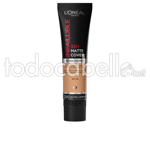 L'oréal Paris Infaillible 24h Matte Cover Foundation ref 290-golden Amber