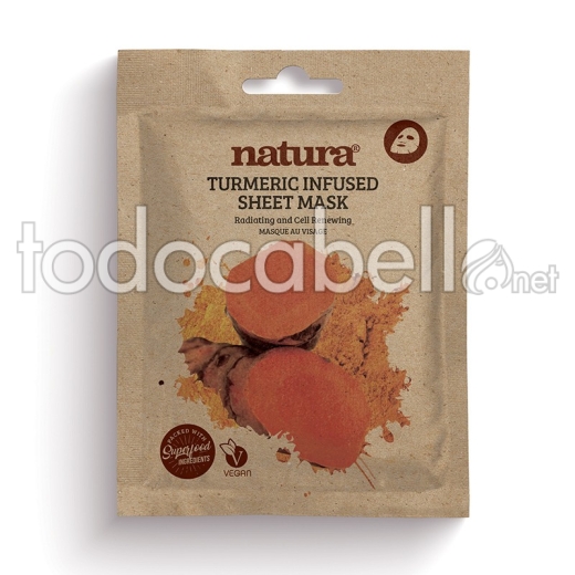 Beauty Pro Mascarilla Natura Turmeric Infused Sheet 22ml