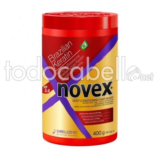 Novex Brazilian Keratin Mask  for damaged hair 400ml