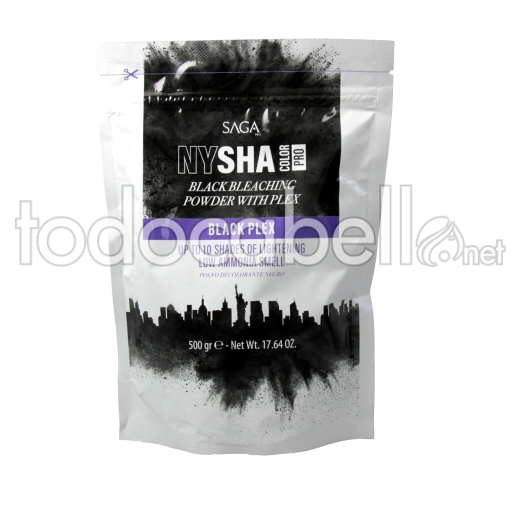 Saga Nysha Plex Bleaching Powder Black 500g