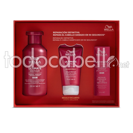 Wella Pack Ultimate Repair Champu + Reparador + Mascarilla