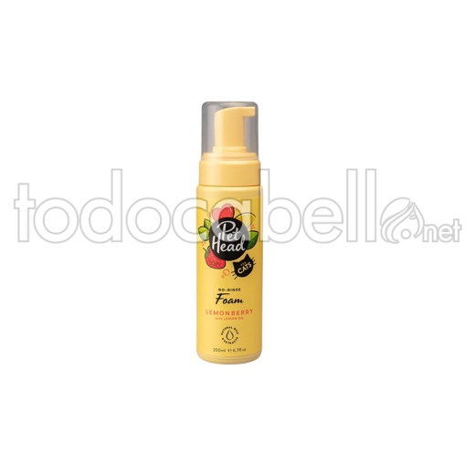 Pet Head Feeling Good Espuma sin Aclarado para Gatos 200ml