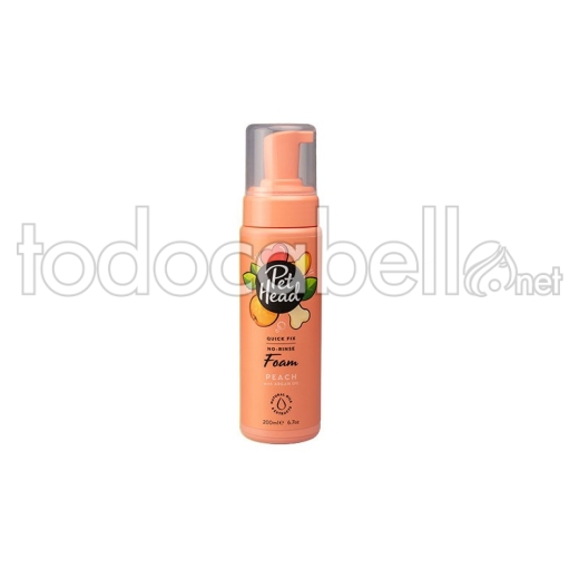 Pet Head Quick Fix Foam Espuma sin aclarado para limpiar 200ml