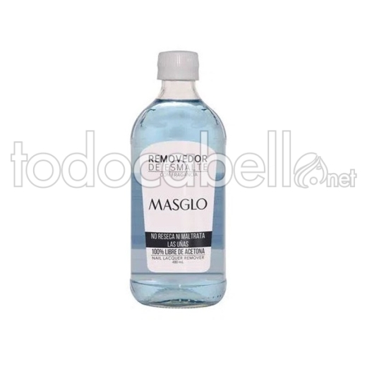 Masglo Removedor de Esmalte Fragancia azul 480ml