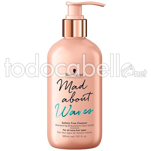 Schwarzkopf Mad About Waves Sulfate-Free Shampoo 300 ml