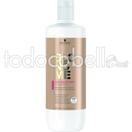 Schwarzkopf Blondme RICH Thick blonde hair Shampoo 1000ml