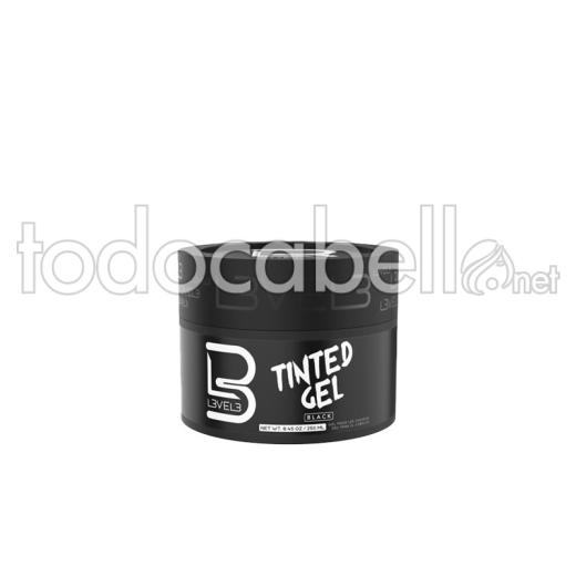 L3V3L Tinte en Gel Fuerte Negro 250ml