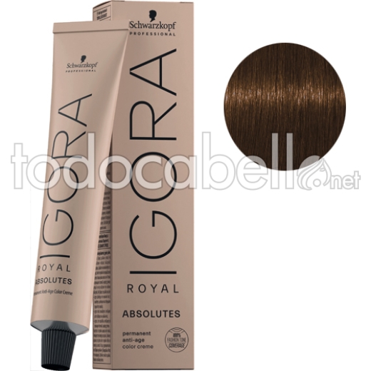 Schwarzkopf Tint Igora Royal ABSOLUTES 7-460 Medium Blonde Beige Chocolate Natural 60ml