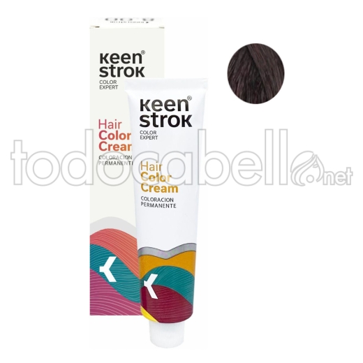 Keen Strok Tinte Color Keen 4.5 Castaño Caoba 100gr