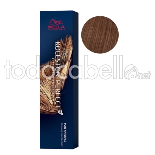 Wella Koleston Perfect ME+ Pure Naturals 7/05 Rubio Medio Natural Caoba 60ml