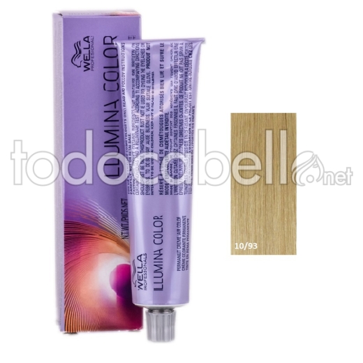 Wella Tinte ILLUMINA COLOR Rubio Super Claro Ceniza Dorado