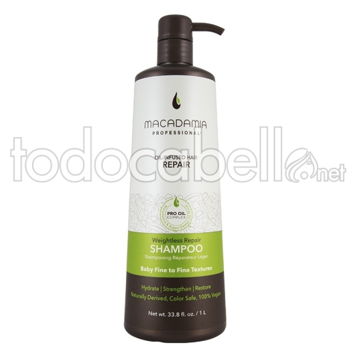 Macadamia Weightless Moisture Champú 1000ml