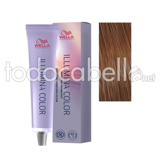 Wella Tinte ILLUMINA COLOR 7/42 Rubio Medio Cobre Mate 60ml