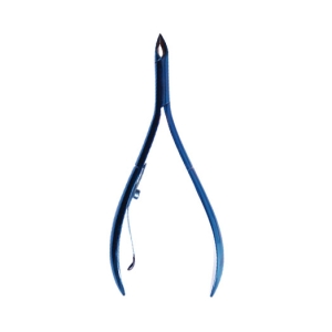 NIPPER FOR CUTICLE 10CM.TITANIUM BLUE