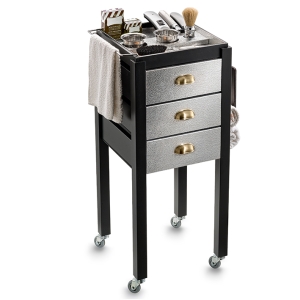 SILVER BARBER TROLLEY