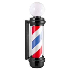 BLACK BARBER POLE