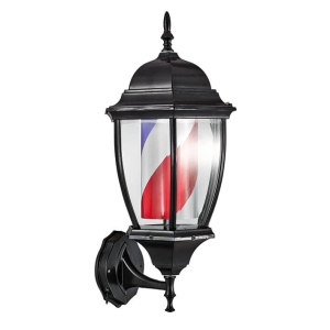 VINTAGE LANTERN BARBER POLE