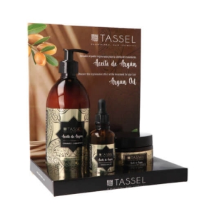 TASSEL ARGAN HAIR DISPLAYASSEL