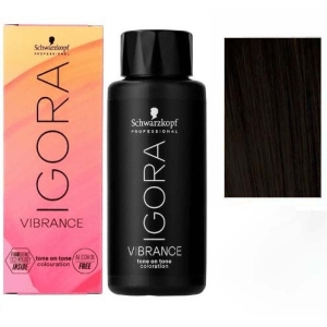 Schwarzkopf Demi-Permanent Dye Igora Vibrance 1-0 black 60ml