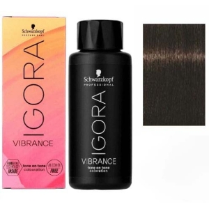 Schwarzkopf Demi-Permanent Dye Igora Vibrance 4-46  medium brown beige brown  60ml