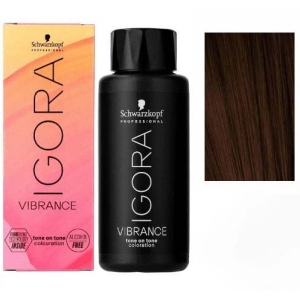 Schwarzkopf Demi-Permanent Dye Igora Vibrance 4-68 marron demi marron rouge  60ml