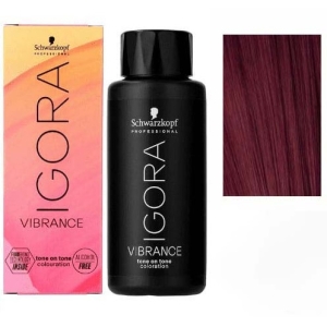 Schwarzkopf Demi-Permanent Dye Igora Vibrance 4-99 medium brown, intense violet  60ml