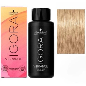 Schwarzkopf Demi-Permanent Dye Igora Vibrance 9,5-47 Matizador Beige Cobrizo 60ml