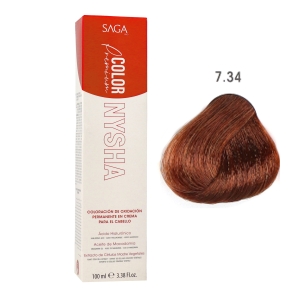 Saga Nysha Color Premium  Color 7.34 100 Ml