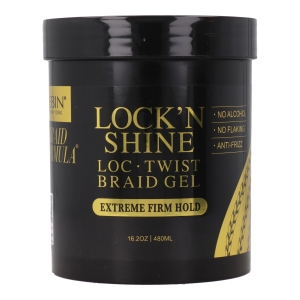 Ebin New York Braid Formula Lock'n Shine Gel 480 Ml