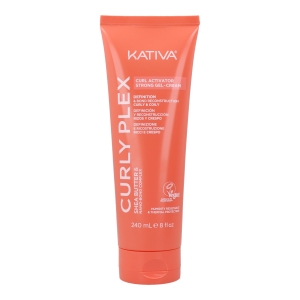 Kativa Curly Plex Curl Activator Strong Gel Cream 240 Ml