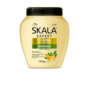 Skala Crema Acondicionadora Bomba De Vitaminas Banana 1000ml