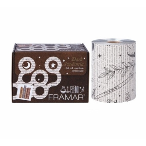 Framar Papel Aluminio Rollo Mediano Grabado Dark Academia