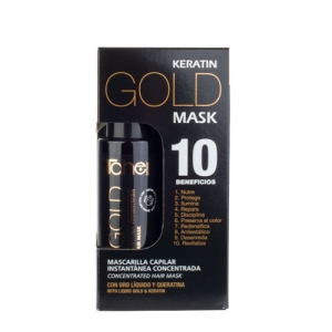 Tahe Keratin Gold Mask.  Mask 10 Benefits 125ml