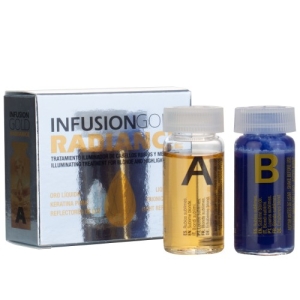 Tahe Infusion Gold Radiance.  Treatment of blond hair and wicks 2x10ml